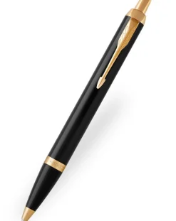 Parker IM Black Gold Trim Ballpoint Pen