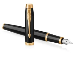 Parker IM Black Gold Trim Fountain Pen