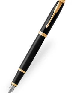 Parker IM Black Gold Trim Fountain Pen