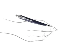 Parker IM Blue Chrome Trim Ballpoint Pen