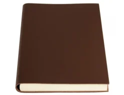 Parker IM Brushed Metal Ballpoint Pen & Sorrento Chocolate Medium Leather Journal