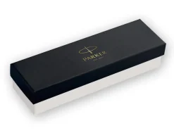 Parker IM Brushed Stainless Steel Chrome Trim Ballpoint Pen