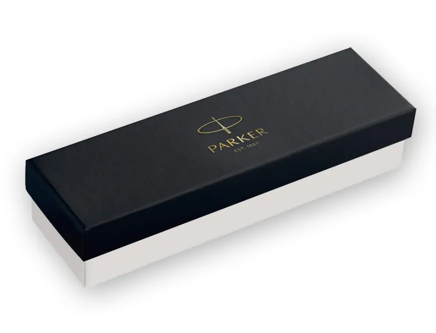 Parker IM Brushed Stainless Steel Chrome Trim Ballpoint Pen