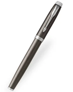 Parker IM Dark Espresso Chrome Trim Fountain Pen