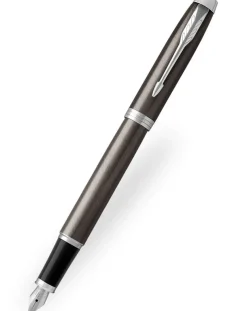 Parker IM Dark Espresso Chrome Trim Fountain Pen