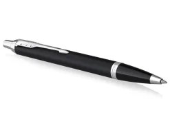 Parker IM Matte Black Chrome Trim Ballpoint Pen