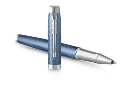 Parker IM Premium Blue Grey Rollerball Pen