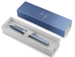 Parker IM Rituals Blue Chrome Trim Fountain Pen