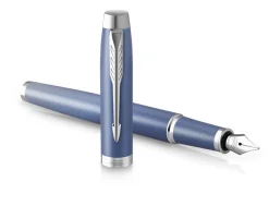Parker IM Rituals Blue Chrome Trim Fountain Pen