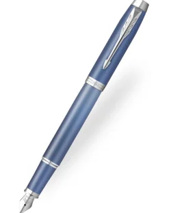 Parker IM Rituals Blue Chrome Trim Fountain Pen