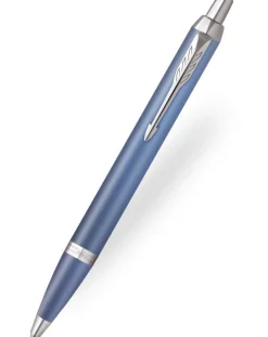 Parker IM Rituals Blue Chrome Trim Ballpoint Pen