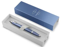 Parker IM Rituals Blue Chrome Trim Ballpoint Pen