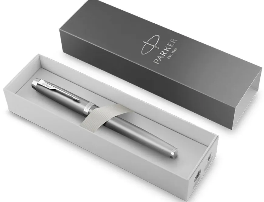Parker IM Rituals Grey Chrome Trim Fountain Pen