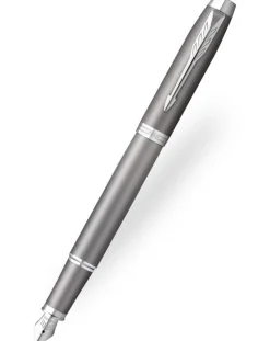 Parker IM Rituals Grey Chrome Trim Fountain Pen