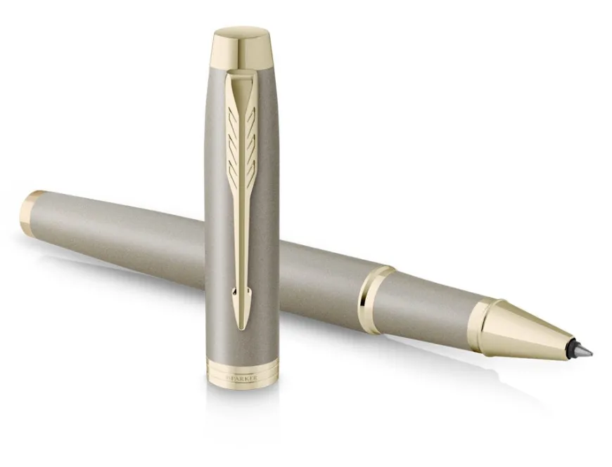 Parker IM The Finishing Touch Collection Sandstone Rollerball Pen