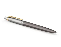 Parker Jotter Grey Gold Trim Ballpoint Pen