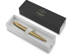 Parker Jotter Monochrome Gold Ballpoint Pen & DesignWorks Ink Radiant Fuchsia Journal Gift Set