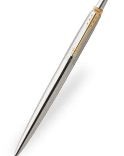 Parker Jotter Stainless Steel Gold Trim Ballpoint Pen