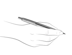 Parker Jotter Stainless Steel Chrome Trim Ballpoint Pen & Mechanical Pencil 0.5mm Set