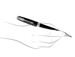 Parker Sonnet Matte Black Chrome Trim Rollerball Pen