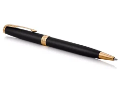 Parker Sonnet Matte Black Gold Trim Ballpoint Pen