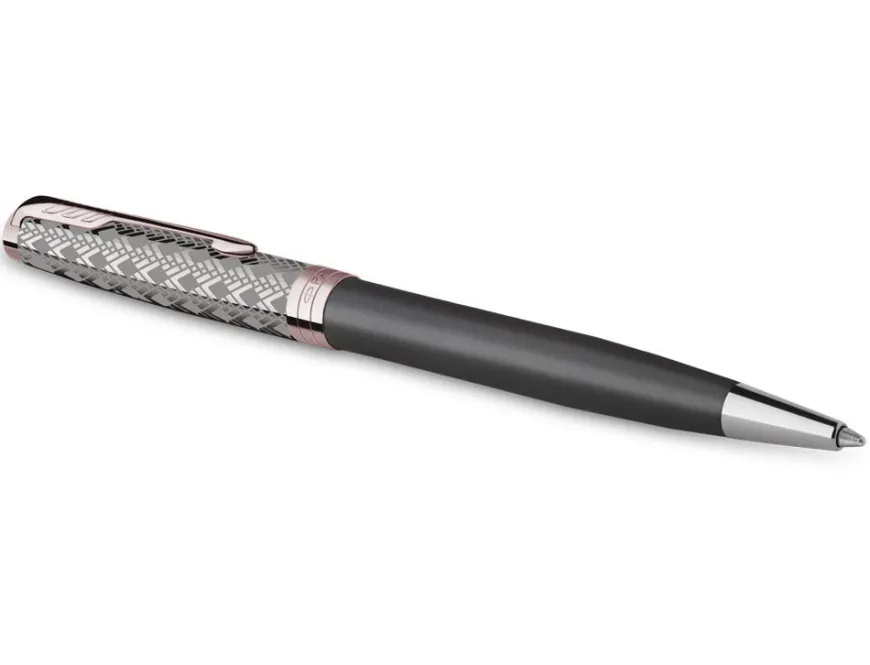 Parker Sonnet Premium Metal & Grey Ballpoint Pen