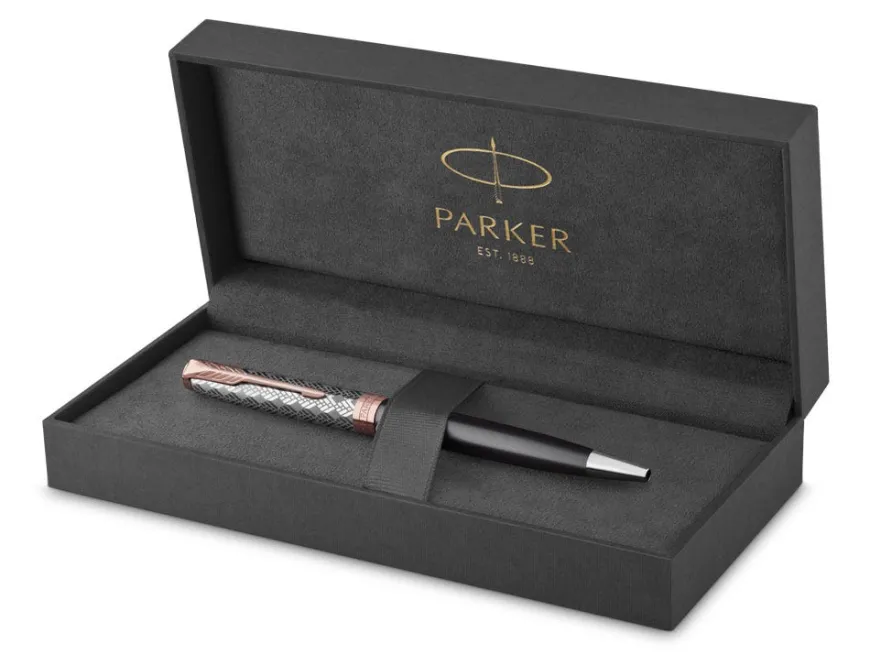 Parker Sonnet Premium Metal & Grey Ballpoint Pen