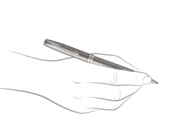 Parker Sonnet Stainless Steel Chrome Trim Ballpoint Pen
