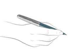 Parker 51 Teal Blue Ballpoint Pen