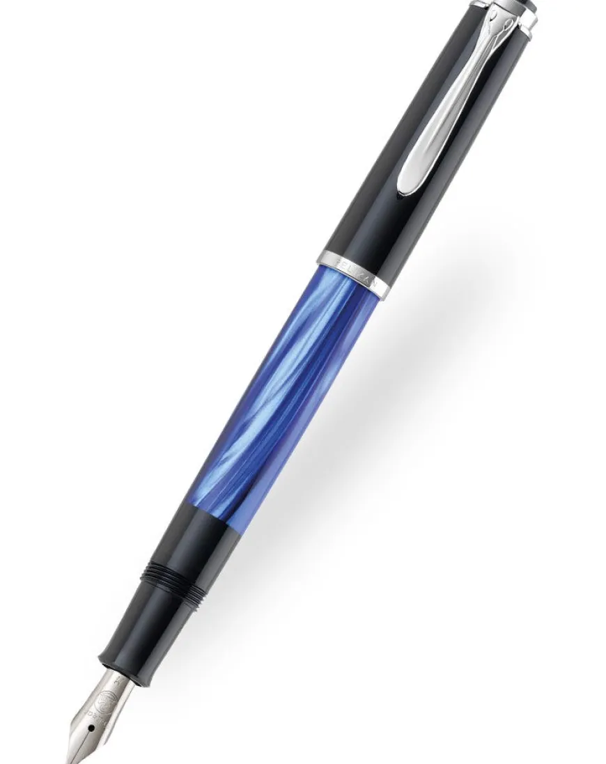 Pelikan Classic M205 Blue Marbled Fountain Pen