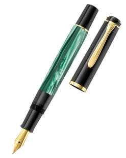 Pelikan Classic M200 Green Marbled Fountain Pen