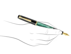 Pelikan Classic M200 Green Marbled Fountain Pen