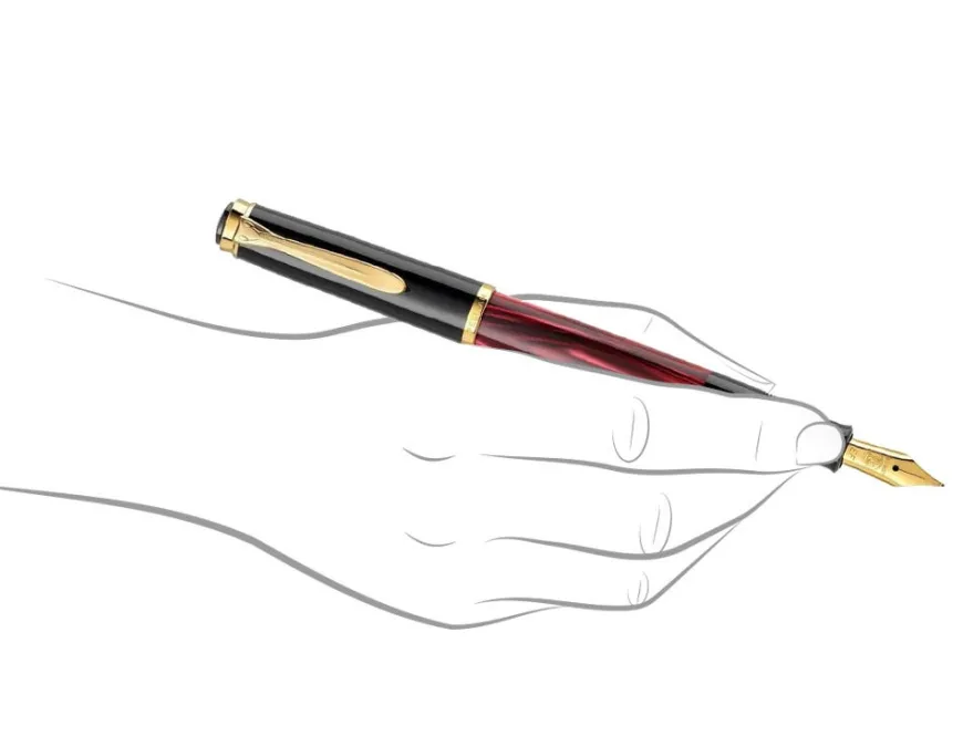 Pelikan Classic M200 Limited Edition Red Marbled Fountain Pen