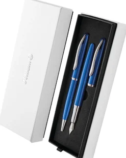 Pelikan Jazz Noble Elegance Saphire Ballpoint & Fountain Pen Set