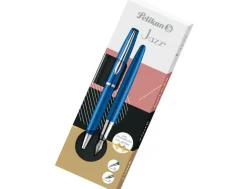 Pelikan Jazz Noble Elegance Saphire Ballpoint & Fountain Pen Set