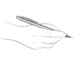 Pelikan Jazz Noble Elegance Silver Ballpoint & Fountain Pen Set