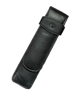 Pelikan Leather 2 Pen Case - Black