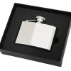 Personalised Artamis Polished Steel 4oz Hip Flask