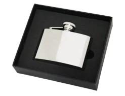 Personalised Artamis Polished Steel 4oz Hip Flask