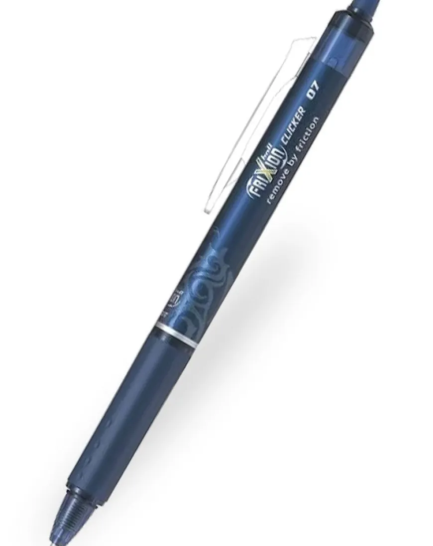 Pilot FriXion Clicker Erasable Ballpoint Pen - Blue Black