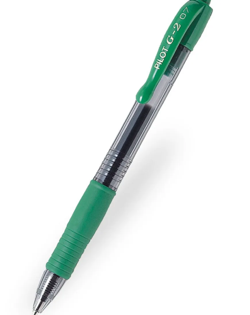 Pilot G-2 07 Gel Ink Ballpoint Pen - Green