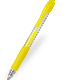 Pilot G-2 07 Neon Gel Ink Ballpoint Pen - Neon Yellow