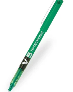Pilot V5 Hi-Tecpoint Rollerball Pen - Green