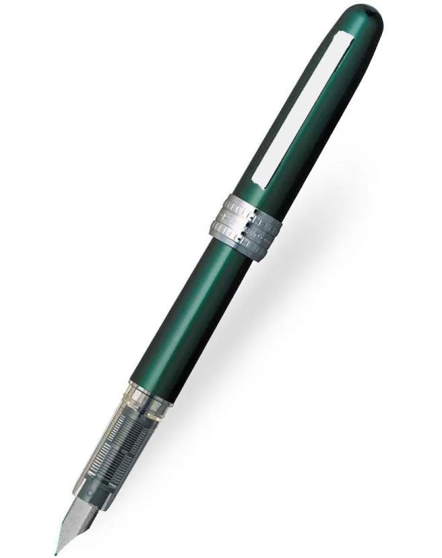 Platinum Plaisir Green Fountain Pen