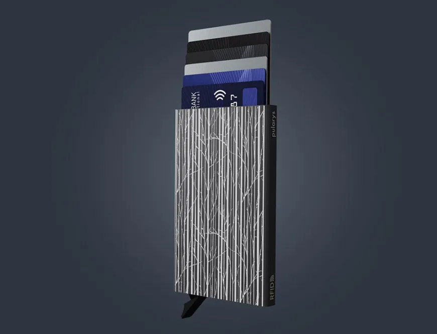Pularys ZEN Adventure Winter Birches Credit Card Holder