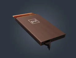 Pularys ZEN Brushed Brown Credit Card Holder