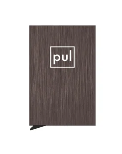 Pularys ZEN Brushed Brown Credit Card Holder