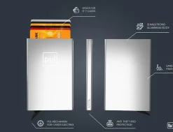 Pularys ZEN Silver Credit Card Holder
