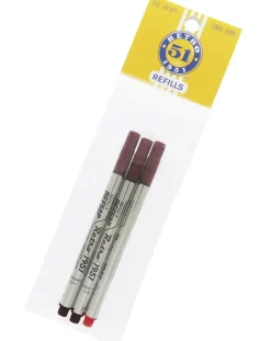 Retro 51 Rollerball Refill (Pack of 2 Black +1 Red)