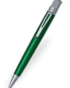 Retro 51 Tornado Classic Green Chrome Trim Rollerball Pen